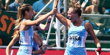 Las Leonas derrotaron a Bélgica (Prensa CAH)\u002E