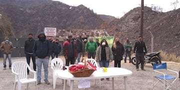 La Calera: acampe de vecinos de Casa Bamba