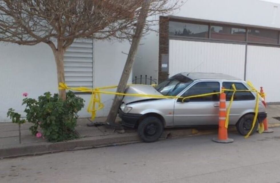 Accidente de tránsito en calle 1º de Mayo