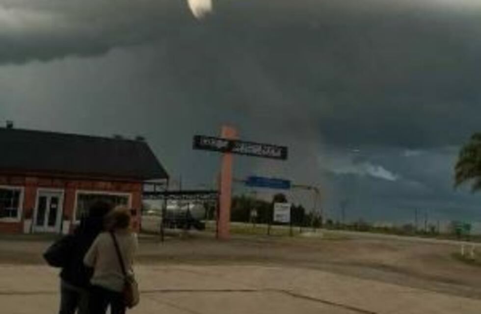 Tornado en Suipacha: imágenes impactantes