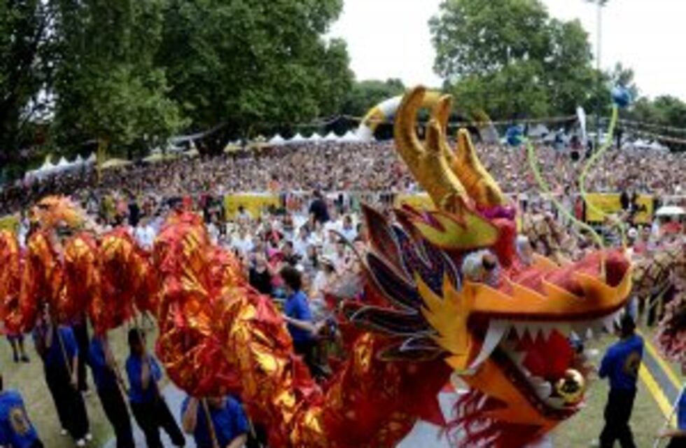 Una multitud celebró el año nuevo chino en Buenos Aires