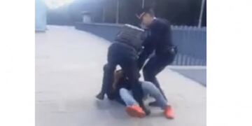 Así desalojaron a los trapitos que se manifestaron frente a Casa de Gobierno