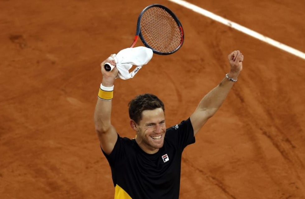 Partidazo en Roland Garros: Diego Schwartzman venció a Dominic Thiem y se metió en semifinales