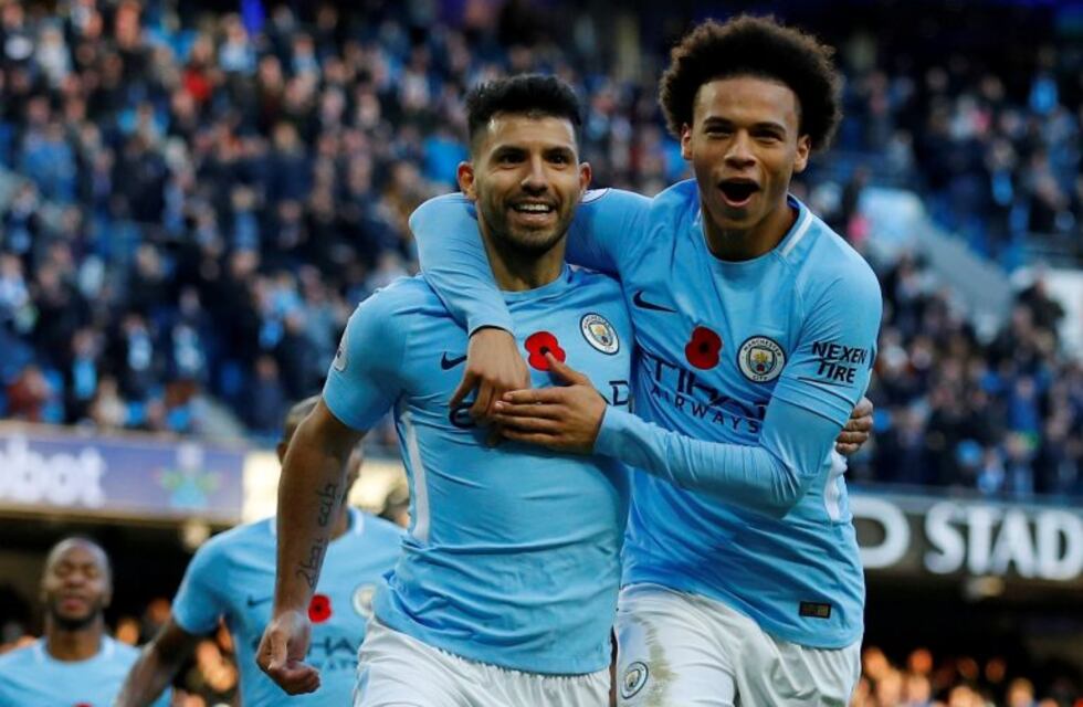 Con un gol de Aguero, el Manchester City derrotó 3 a 1 al Arsenal