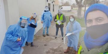 Héroes de Chillar: el enorme trabajo solidario de los voluntarios durante la pandemia
