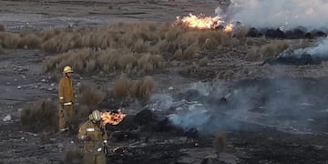 Incendio en Altas Cumbres