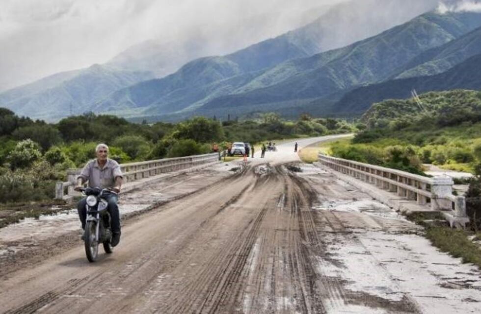 El temporal dejó intransitable el ingreso a Palo Labrado y Amadores
