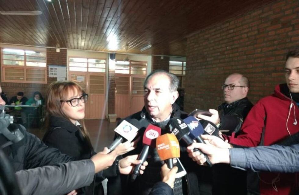 Lalo Stelatto votó y les pidió a los misioneros que hagan uso del ejercicio democrático