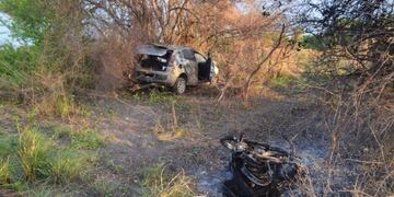 Los dos vehículos iban en la misma dirección pero la moto llevó la peor parte