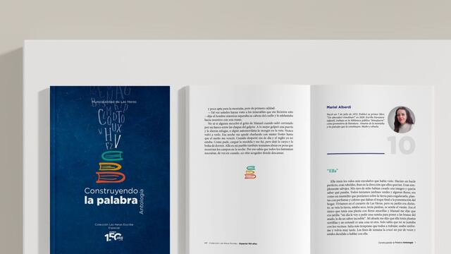 "Construyendo la palabra" una obra oriunda de Las Heras.