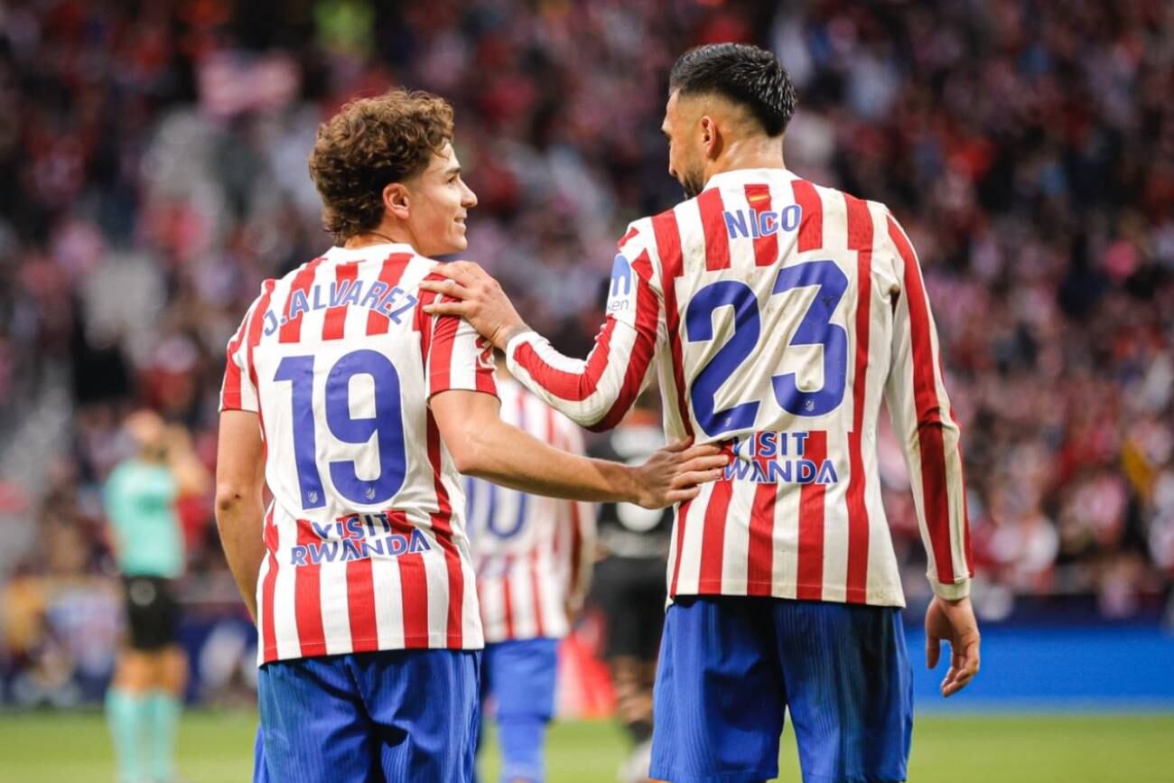 Nico González y el posteo para Julián Álvarez (Instagram)