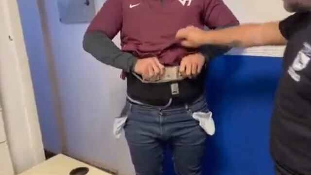 Posadas: intentó cruzar tecnología adosada a su cuerpo y fue detenido.