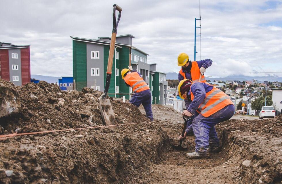 Ushuaia: avanza la obra de pavimentación sobre calle Formosa