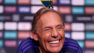 La imagen de Russo que Boca utilizó para comunicar el deceso del entrenador. (Prensa Boca)