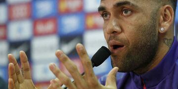 Dani Alves seguirá preso a la espera de un juicio. Foto: AP.