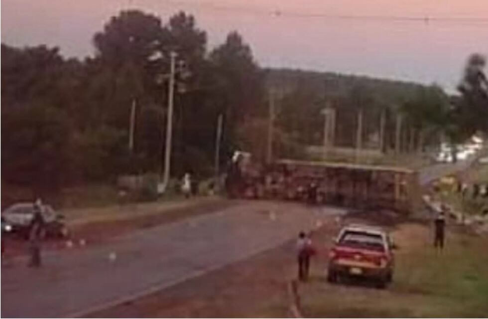 Accidente vial en Jardín América dejó como saldo a tres heridos