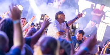 Los Trajinantes estuvieron bien cerca del público. (La Voz)