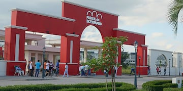 Habilitan un vacunatorio en el Parque Bicentenario.