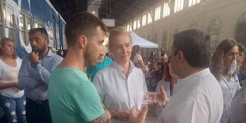 El ministro de Salud visitó el Tren Ramón Carrillo.