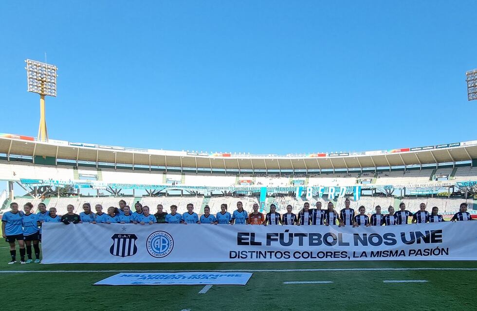 El fútbol nos une: el mensaje de las chicas de Belgrano y Talleres en el clásico