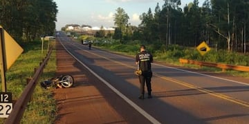 Un hombre falleció en un triple choque en Montecarlo.