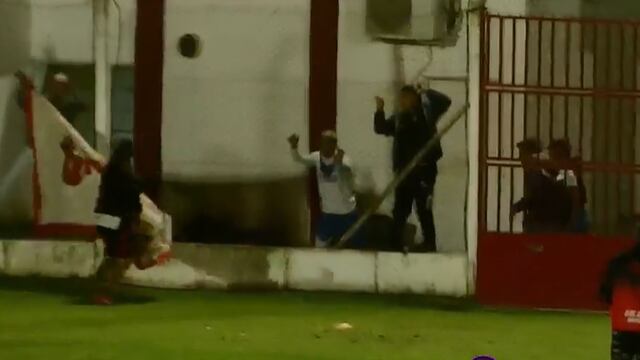 Incidentes en la cancha de 9 de Julio