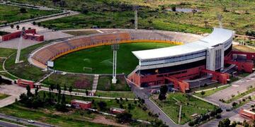 Estadio Juan Gilberto Funes, ciudad de La Punta. (Foto: web Copa Argentina)