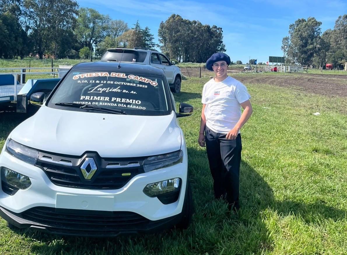El tresarroyense Antonio Galli participó en una prueba de Riendas y se volvió en un 0 km