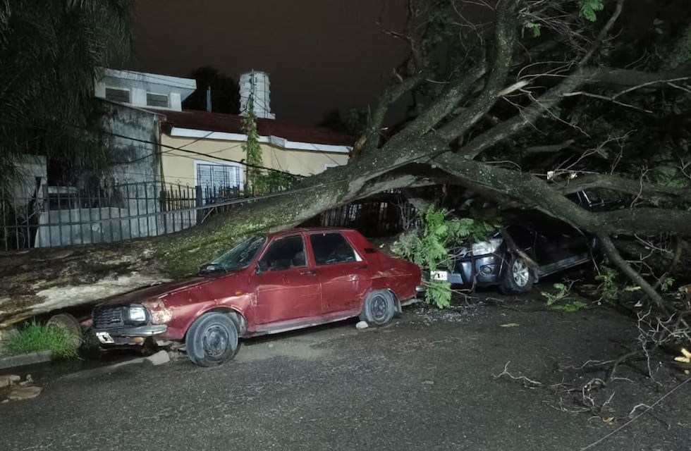 Vientos huracanados y descenso de temperatura: los destrozos que dejó el temporal en Córdoba