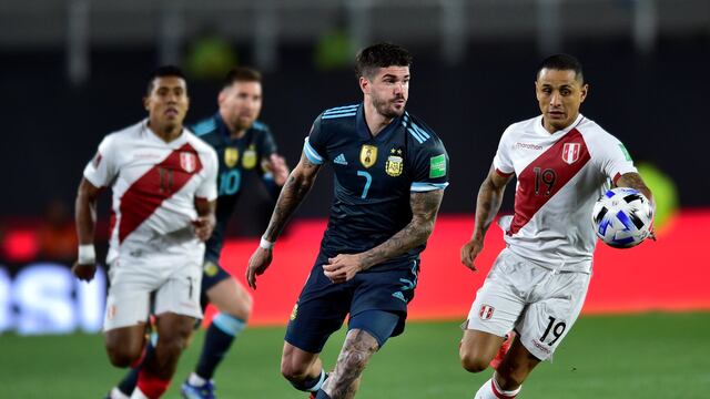Rodrigo De Paul, una de las figuras de la selección, mostró su look al llegar al predio de Ezeiza.