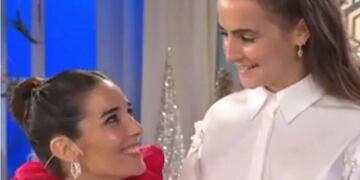 Juana Viale junto a su hija Ámbar.