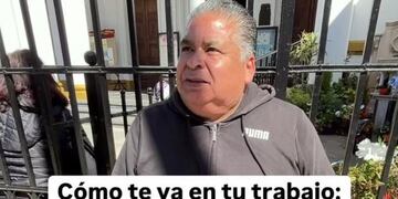 Ángel trabaja en una casa de deportes y reveló su sueldo.