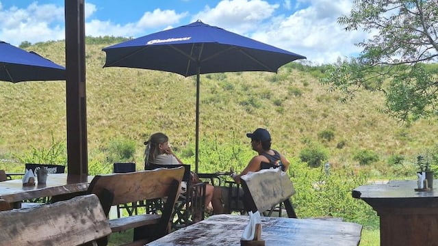 Un parador con una vista imperdible de las sierras. (Foto: Cadena 3)