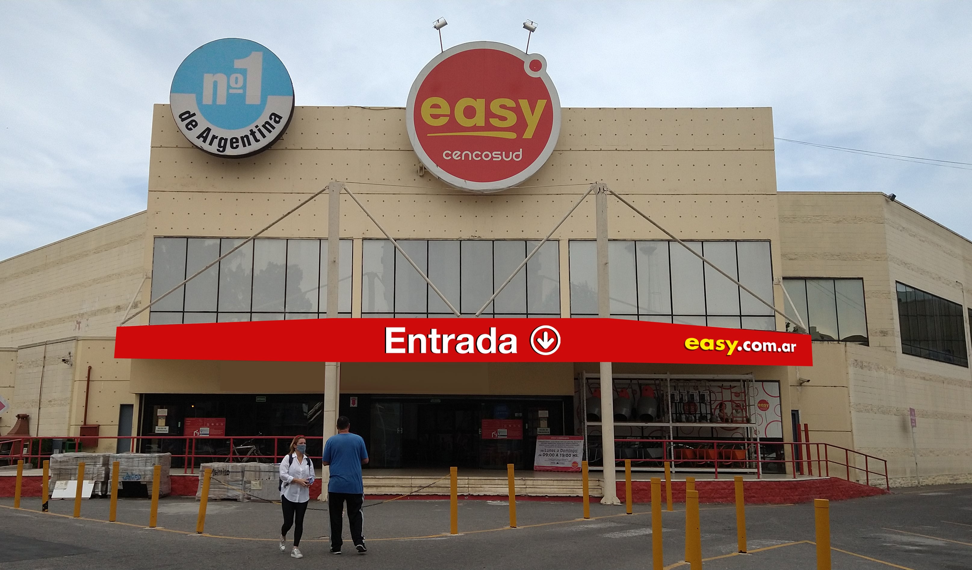 Sucursal Easy Buenos Aires. Imagen ilustrativa.