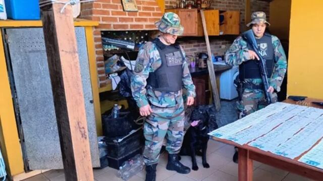 Eldorado: detuvieron a un hombre con 73 kilos de droga en un control de Prefectura.