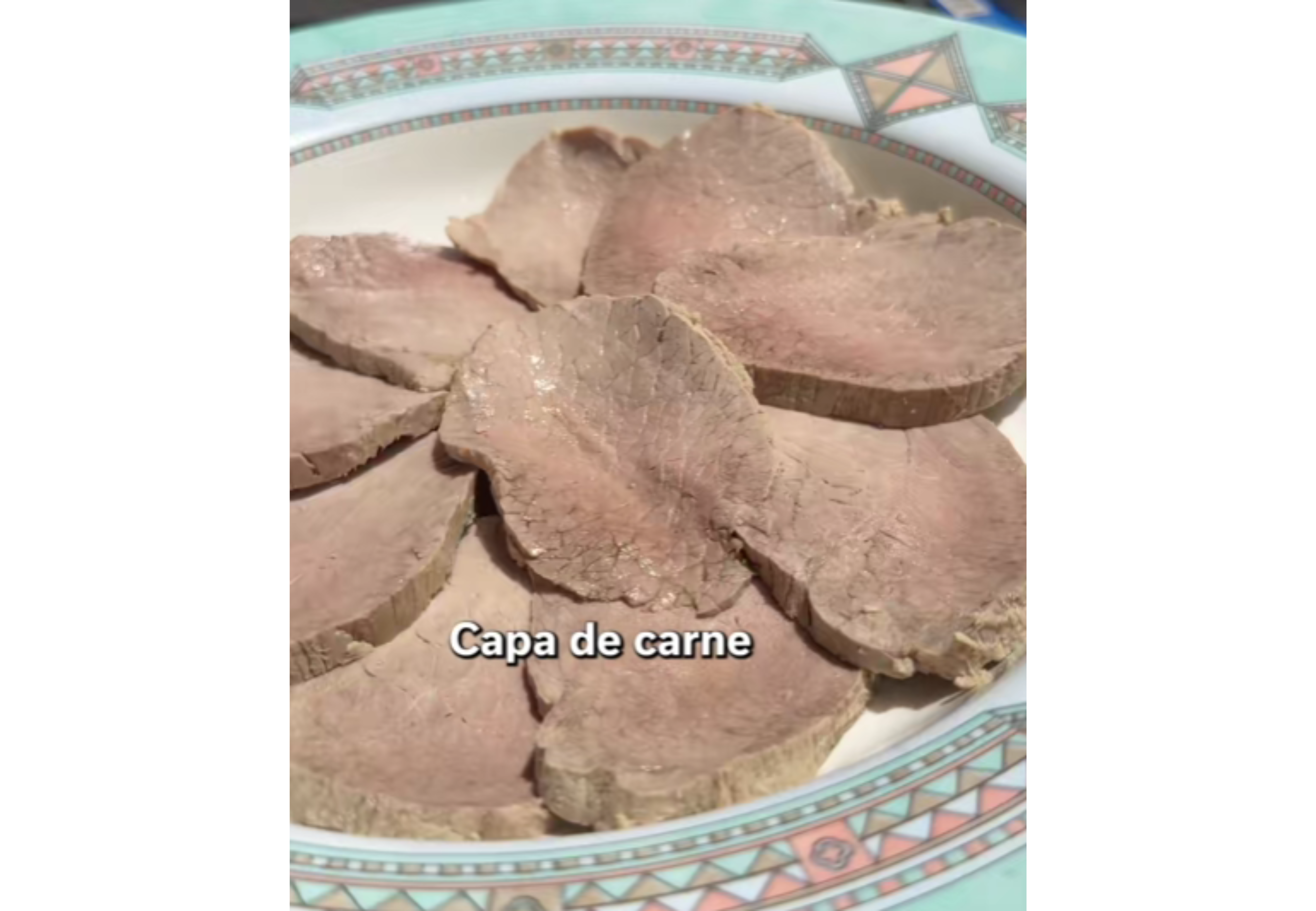 La clave es filetear la carne finita.