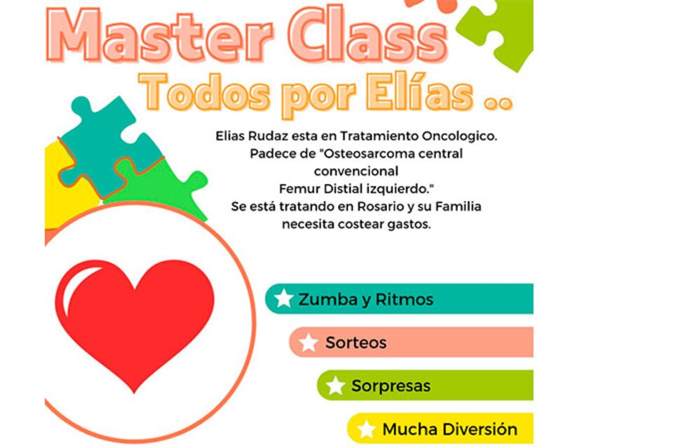 Darán clases de zumba a beneficio para costear el tratamiento oncológico de un niño
