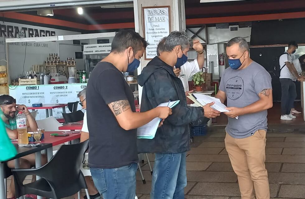 UTHGRA detectó 95% de trabajo en negro en la gastronomía de La Rambla