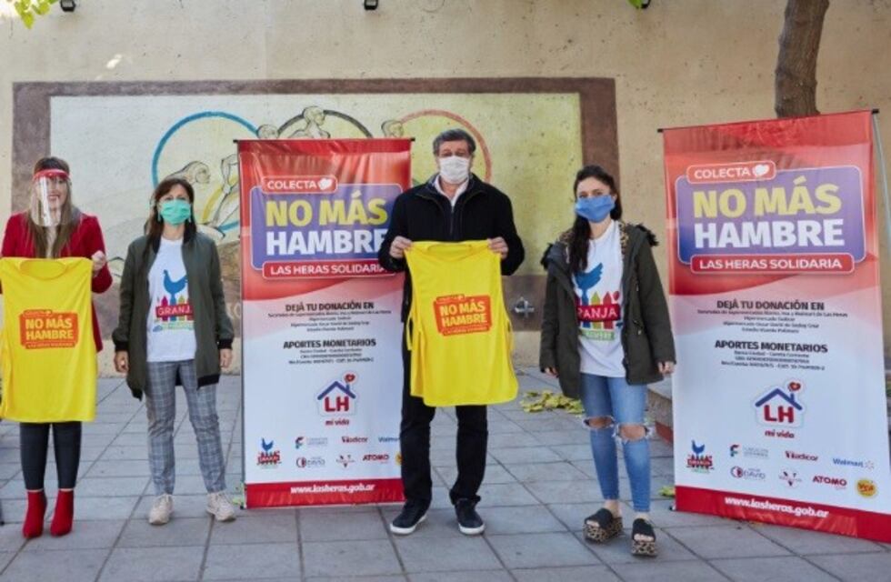 Las Heras solidaria: lanzó la mega campaña "No Más Hambre"