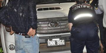 Hallaron la camioneta del autor del ataque en la Costanera Oeste\u002E (Foto: El Territorio)