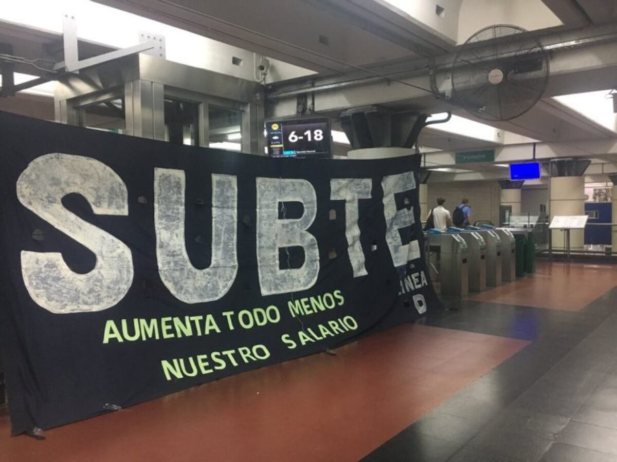 Medidas de fuerza en el subte\u002E