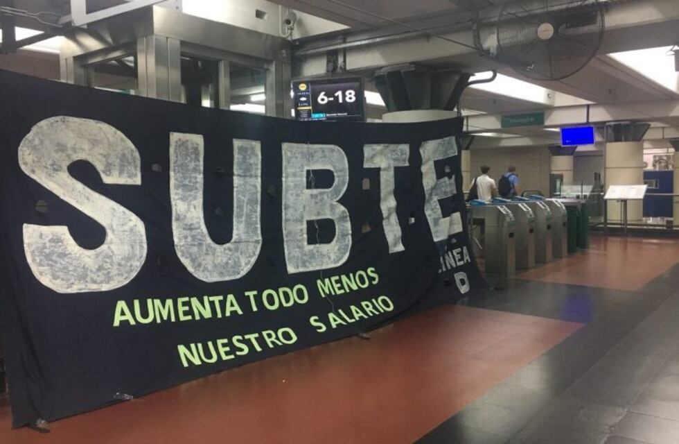 Tras el paro, se normalizó el servicio en la línea D