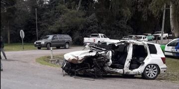 Murió el conductor de la camioneta que chocó en la Ruta 3