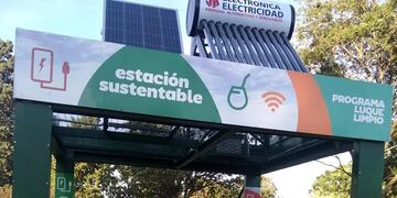 Estación solar en Luque