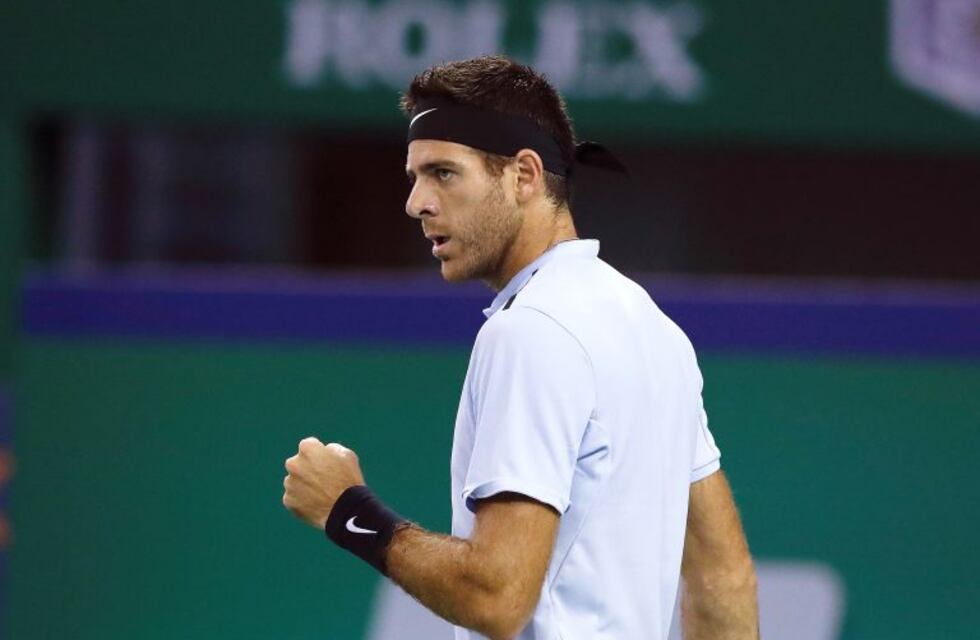 Del Potro debutó con una ajustada victoria en el Masters 1000 de Shanghai