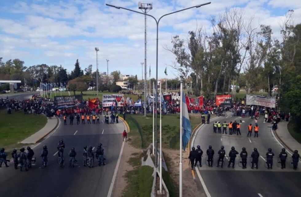 Liberaron el corte en Autopista La Plata