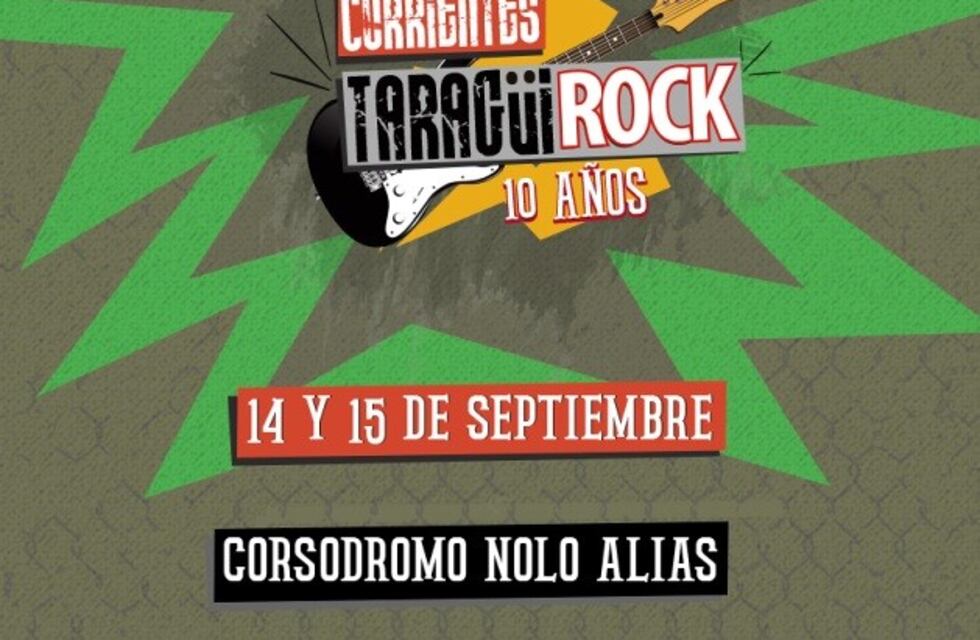 Comenzó la venta de entradas para el Taragüí Rock 2019