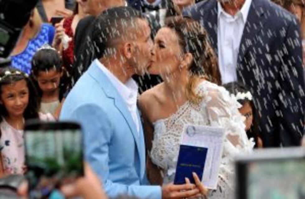 De principio a fin: la intimidad del casamiento de Carlos Tevez en un clip imperdible