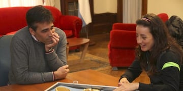 López recibió a la campeona Jorgelina Guanini - 2