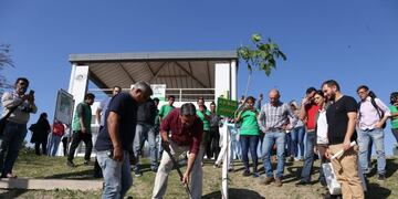 Capitanich plantó el árbol 40\u002E000 de su gestión como intendente